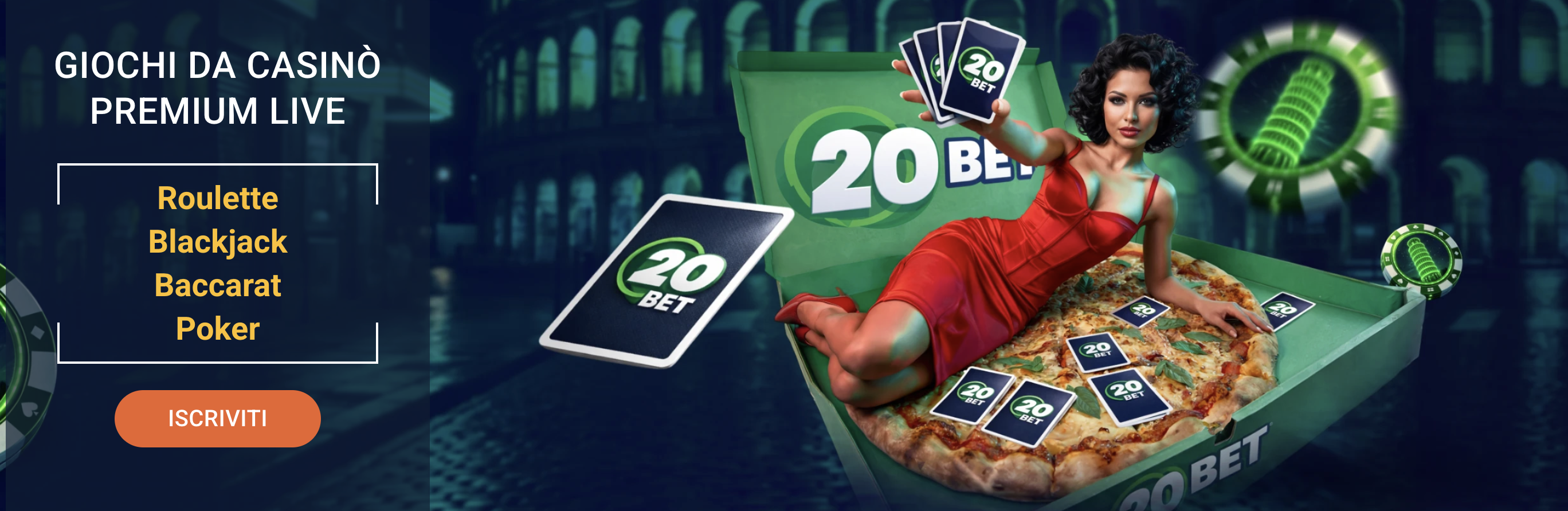 20bet Bonus di Benvenuto